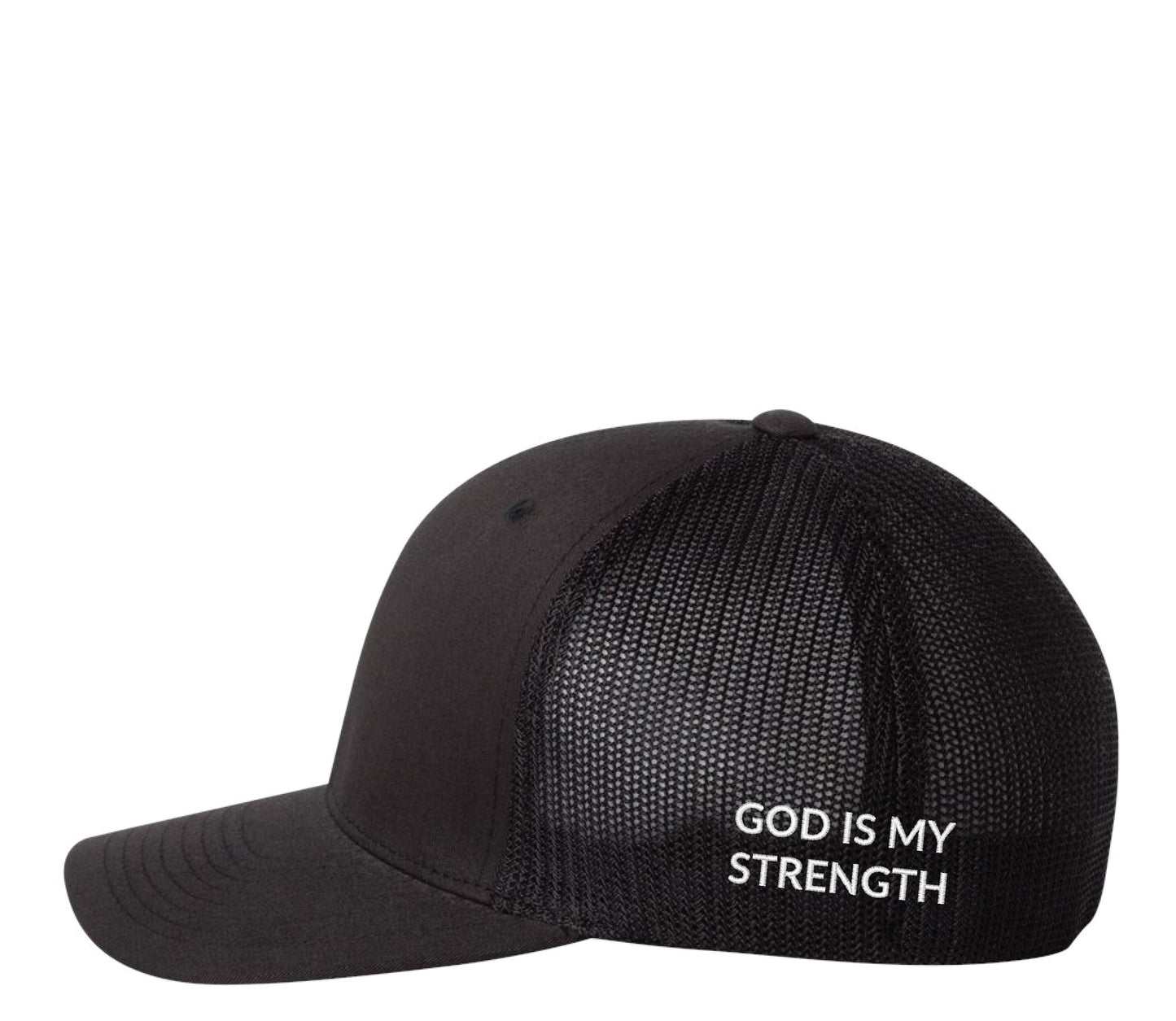 SPIRITUAL ATHLETE GOD IS MY STRENGTH MESH SNAP BACK