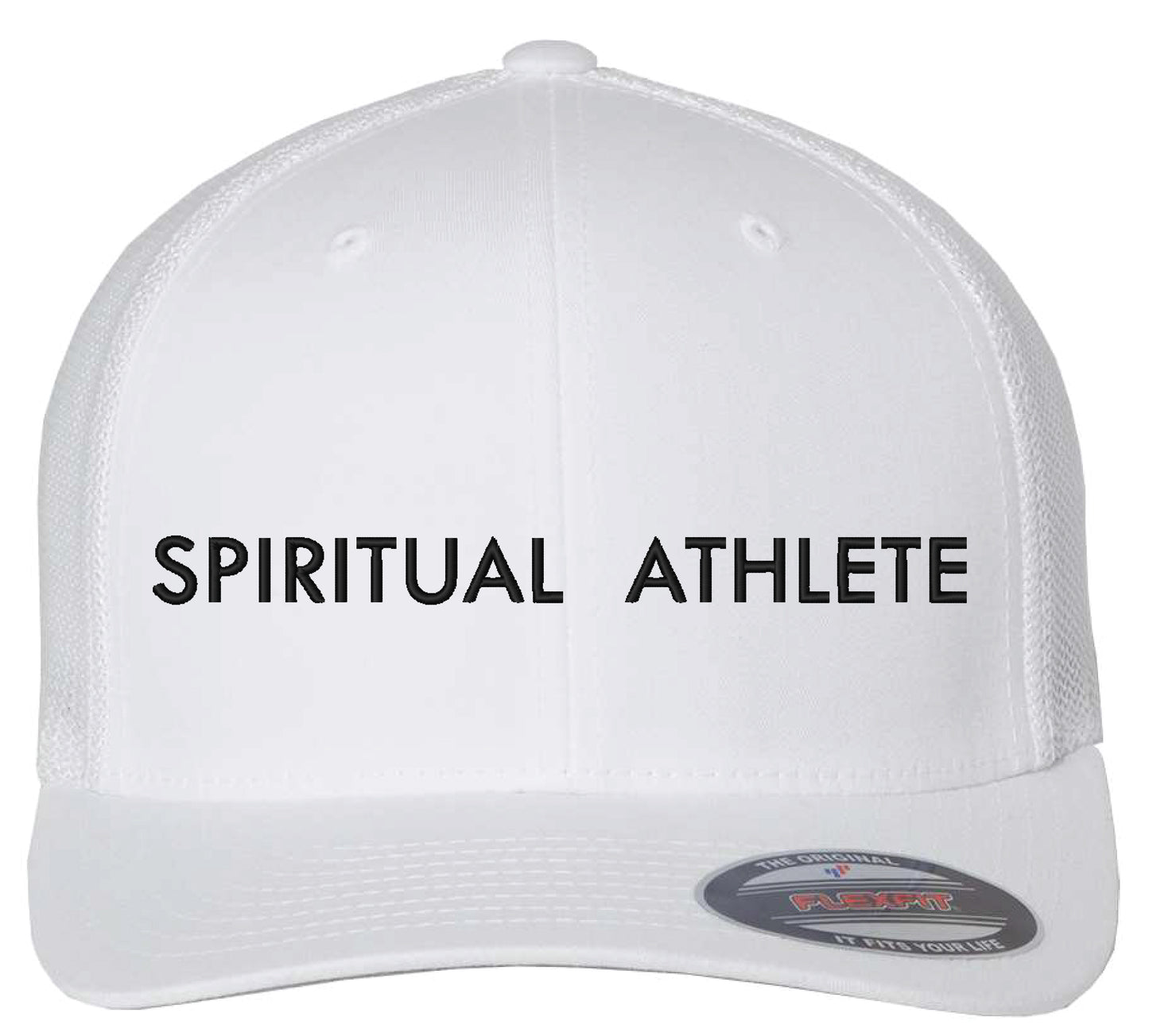 SPIRITUAL ATHLETE GOD IS MY STRENGTH mesh snap back hat